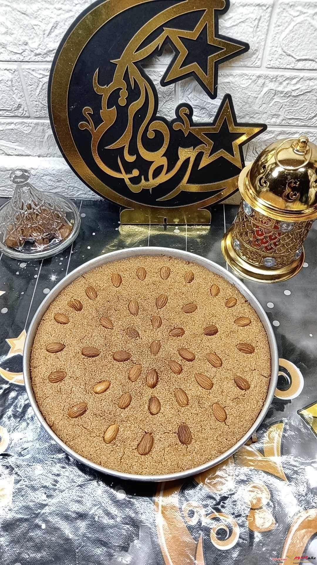 طريقة عمل بسبوسة الحلواني مقدمة من مطبخ عالم النجوم