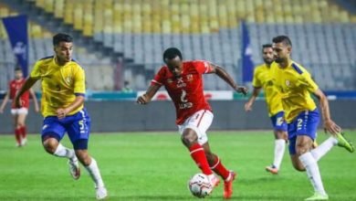 الإسماعيلي يحرز هدف في شباك الأهلي 