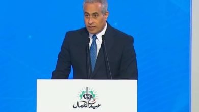 وزير العمل في إحتفالية عيد العمال بحضور الرئيس السيسي