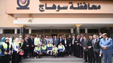 وزير الشباب والرياضة يلتقي أعضاء مجلسي النواب والشيوخ بالمحافظة ويُكرم أعضاء حملة "بشبابها"
