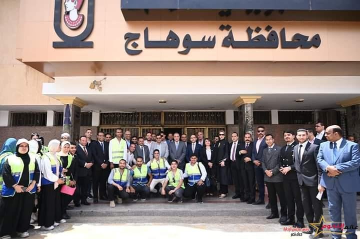 وزير الشباب والرياضة يلتقي أعضاء مجلسي النواب والشيوخ بالمحافظة ويُكرم أعضاء حملة "بشبابها"
