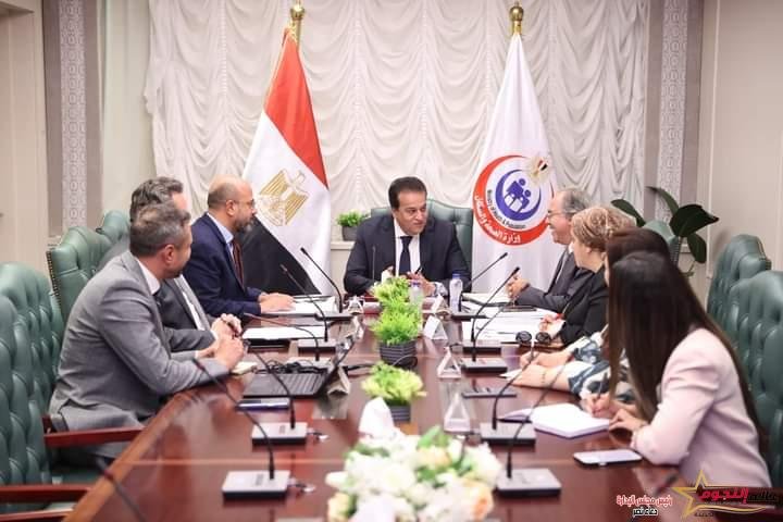 وزير الصحة يستقبل ممثلي مجموعة شركات medin الإماراتية لبحث سبل التعاون في القطاع الصحي