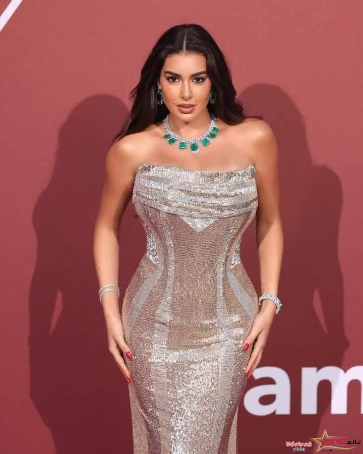 ياسمين صبري تتألق خلال تواجدها بـ مهرجان كان السينمائي