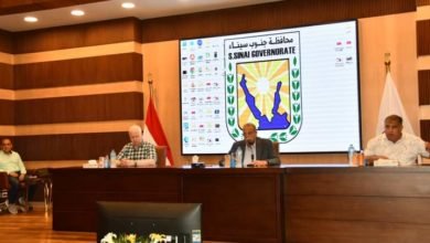 محافظ جنوب سيناء يشهد محاضرة صحية توعوية ويطالب باتخاذ كافة إجراءات الصيانة للوقاية من اية امراض معدية