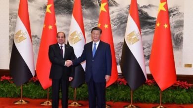 الرئيس السيسي يلتقي بالرئيس الصيني "شي جينبينج"بالعاصمة الصينية بكين