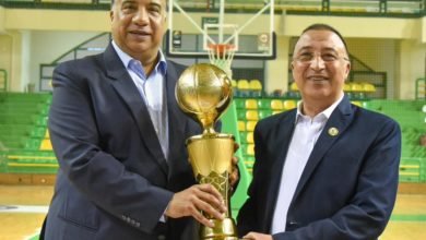 محافظ الإسكندرية يكرم أبطال فريق كرة السلة بنادي الاتحاد السكندري بمناسبة فوزهم بكأس مصر لكرة السلة