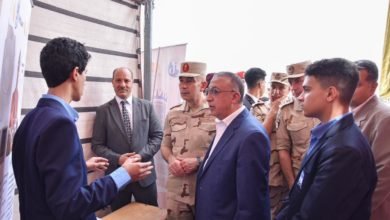 محافظ الإسكندرية وقائد قوات الدفاع الشعبي والعسكري يشهدان اصطفاف المركبات والمعدات الهندسية للأجهزة التنفيذية بالمحافظة