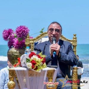 محافظ الإسكندرية ورئيس هيئة النيابة الإدارية يضعان حجر أساس شاطئ النادي البحري لهيئة النيابة الإدارية بمنطقه بيانكي بحي العجمي