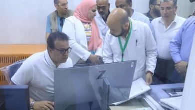 وزير الصحة يتفقد مستشفى الحمام المركزي بمحافظة مطروح