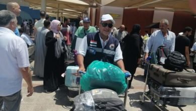 وصول حجاج بيت الله الحرام(بعثة جنوب سيناء) إلى أرض الوطن