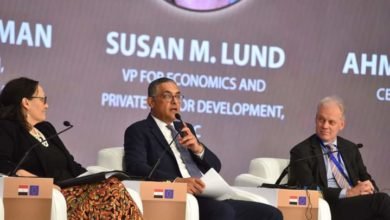 هيبة يشارك في جلسة نقاشية بعنوان "إصلاحات استراتيجية لتحول مصر لمركز إقليمي للاستثمارات"