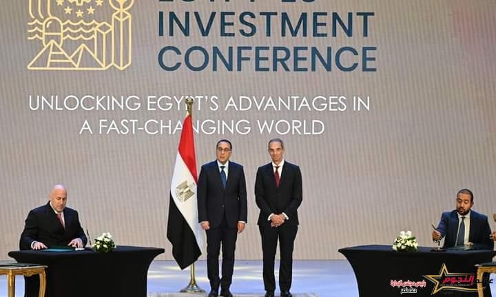 رئيس الوزراء يشهد توقيع مذكرة تفاهم بين الشركة المصرية للاتصالات ومجموعة 4iG المجرية