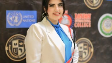 بحضور أحمد ماهر وأبو الليف تكريم دكتورة آية آل عبد العزيز ومنحها رئيس شرف لمؤتمر لقمم السلام 