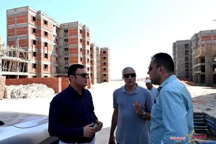 وزير الإسكان يتفقد صباح اليوم الموقف التنفيذى لوحدات المبادرة الرئاسية "سكن لكل المصريين" بمدينة العاشر من رمضان