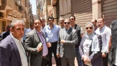 محافظ الشرقية يُتابع أعمال تركيب بلاط الإنترلوك بالشوارع الجانبية المتفرعة من شارع فاروق بمدينة الزقازيق