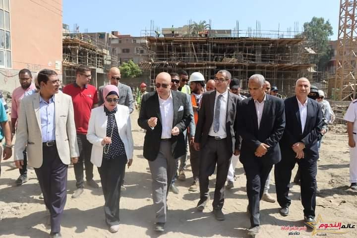 محافظ بني سويف يتفقد الموقف التنفيذي لمشروع تطوير ورفع كفاءة مستشفى ناصر العام 