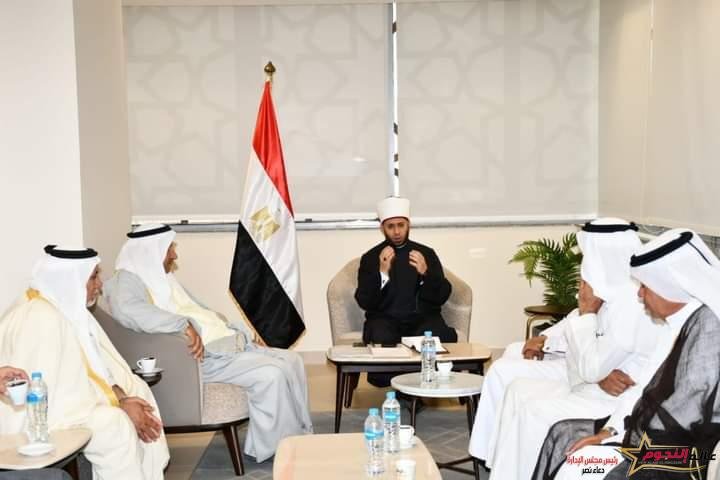 وزير الأوقاف يستقبل وفدًا من مشايخ شمال سيناء 2 وزير الأوقاف يستقبل وفدًا من مشايخ شمال سيناء