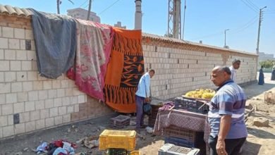محافظ أسيوط: إزالة اشغالات وتعديات الباعة الجائلين على حرم الطريق بمركز أبوتيج وحي شرق
