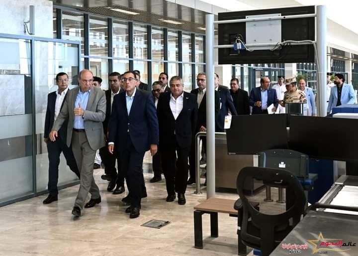 رئيس الوزراء يتفقد مطار برج العرب الدولي لمتابعة أعمال التطوير 2 رئيس الوزراء يتفقد مطار برج العرب الدولي لمتابعة أعمال التطوير