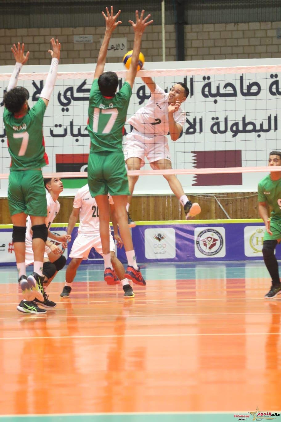 في رابع مبارياته في البطولة العربية : أخضر الطائرة يحافظ على الصدارة بالفوز على العراق