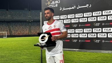 عبد الله السعيد يحصل على جائزة رجل المباراة أمام الإسماعيلي