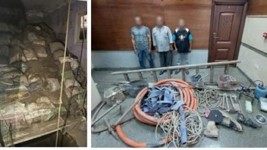 ضبط 3 أشخاص لقيامهم بالتنقيب غير المشروع عن الآثار داخل عقار بمصر القديمة