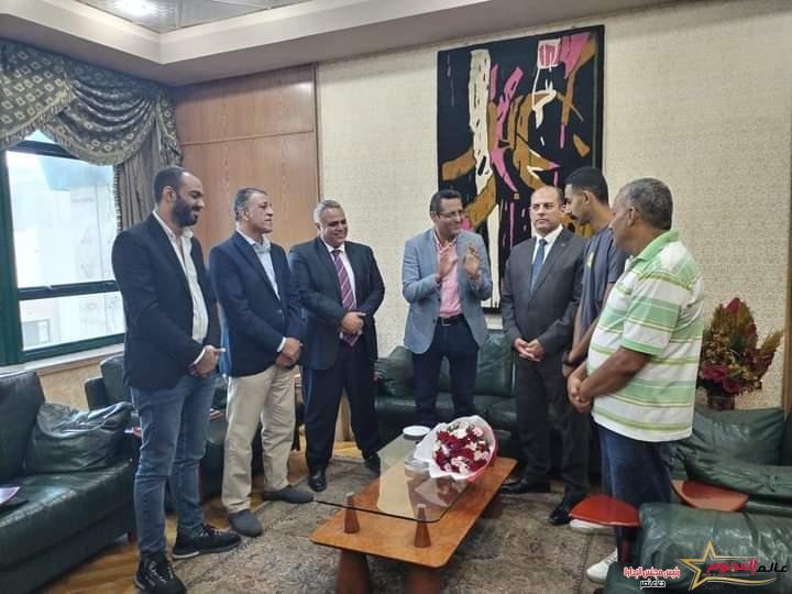 نقيب الصحفيين يستقبل قيادات الشركة الإفريقية للأمن 