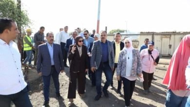 محافظ الشرقية يتفقد مشروع توسعات محطة معالجة صرف صحي الزنكلون بمركز الزقازيق 