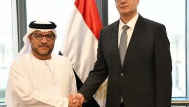 بدوى يستقبل الشيخ محمد سعيد الظنحاني رئيس حكومة إمارة الفجيرة بدولة الإمارات والوفد المرافق له