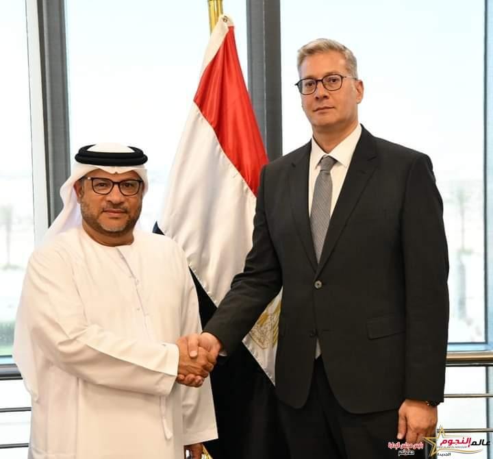 بدوى يستقبل الشيخ محمد سعيد الظنحاني رئيس حكومة إمارة الفجيرة بدولة الإمارات والوفد المرافق له