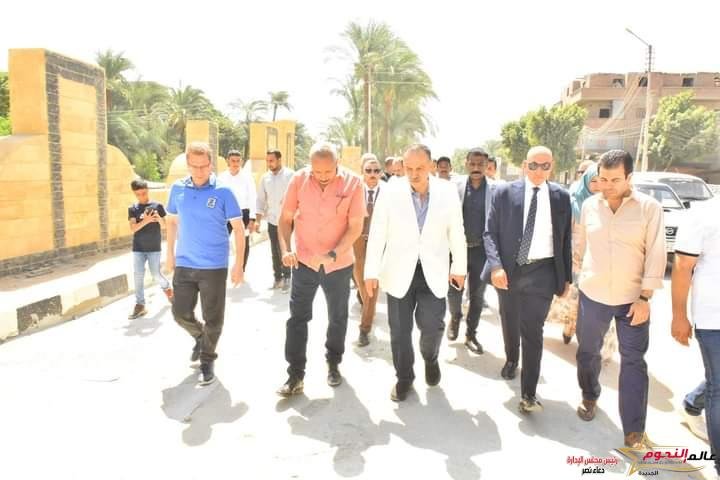 محافظ أسيوط يتفقد أعمال تطوير كورنيش وميادين مدينة البدارى ضمن مشروعات الخطة الاستثمارية
