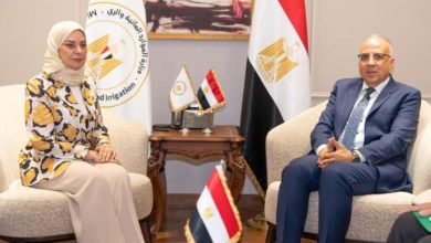 سويلم يلتقى سفيرة مملكة البحرين في مصر لمناقشة سُبل تعزيز التعاون بين مصر والبحرين في مجال الموارد المائية