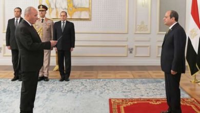 المستشار /عبدالرزاق شعيب يؤدي اليمين القانونية أمام الرئيس عبد الفتاح السيسي 