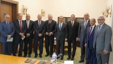 وزير الخارجية والهجرة وشئون المصريين بالخارج يلتقى مع أعضاء المجلس المصري للشئون الخارجية