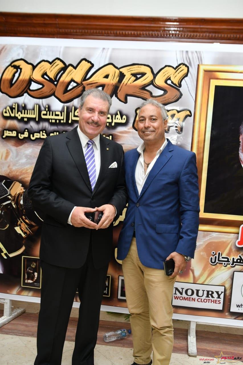 تكريم الفنان ماجد أباظة في مهرجان أوسكار إيجيبت السينمائي