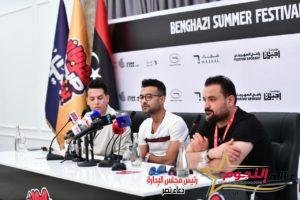 هيثم شاكر بمؤتمر صحفي: سعيد بالتواجد في بنغازي ومطلع على الثقافة الليبية 