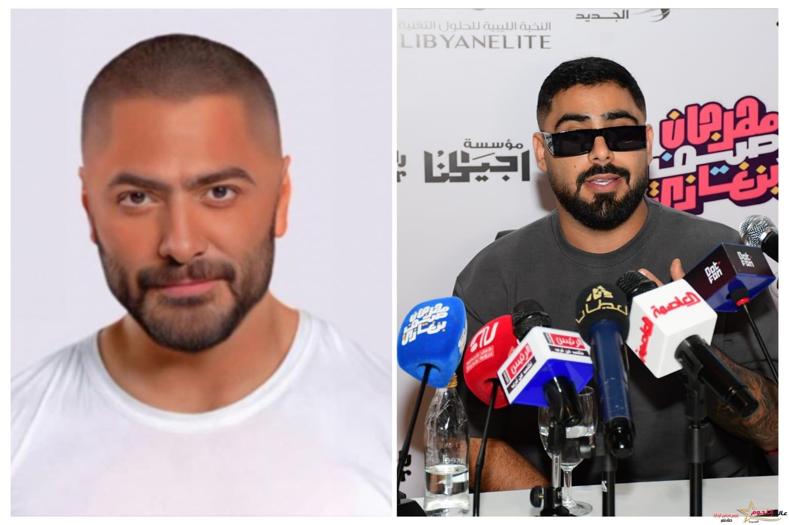 تامر حسني يرد على تصريحات الفنان الأردني أخرس بمهرجان صيف بنغازي
