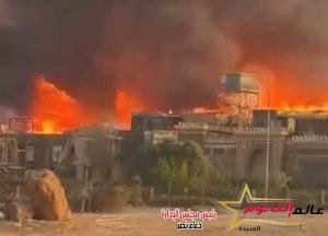 حريق هائل بمدينة الإنتاج الإعلامي بـ الحي الشعبي 2 حريق هائل بمدينة الإنتاج الإعلامي بـ الحي الشعبي