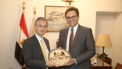 وزير الثقافة يستقبل سفير اليابان في القاهرة لبحث تكثيف التعاون في المجالات الثقافية