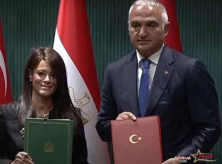 المشاط توقع مع الجانب التركي مُذكرة تفاهم للتعاون في مجال تبادل الخبرات