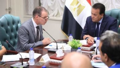 نائب رئيس مجلس الوزراء وزير الصحة والسكان يستقبل الممثل المقيم ومدير مكتب برنامج الأغذية العالمي في مصر