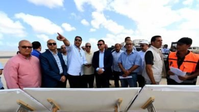 وزير الإسكان يتفقد موقف تنفيذ أعمال المرافق والطرق بالأراضى الخاضعة لولاية "هيئة المجتمعات العمرانية الجديدة" بمنطقة غرب الضبعة