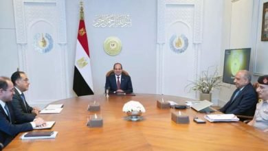 الرئيس السيسي يعقد اجتماعاً مع رئيس الوزراء ووزير الكهرباء 