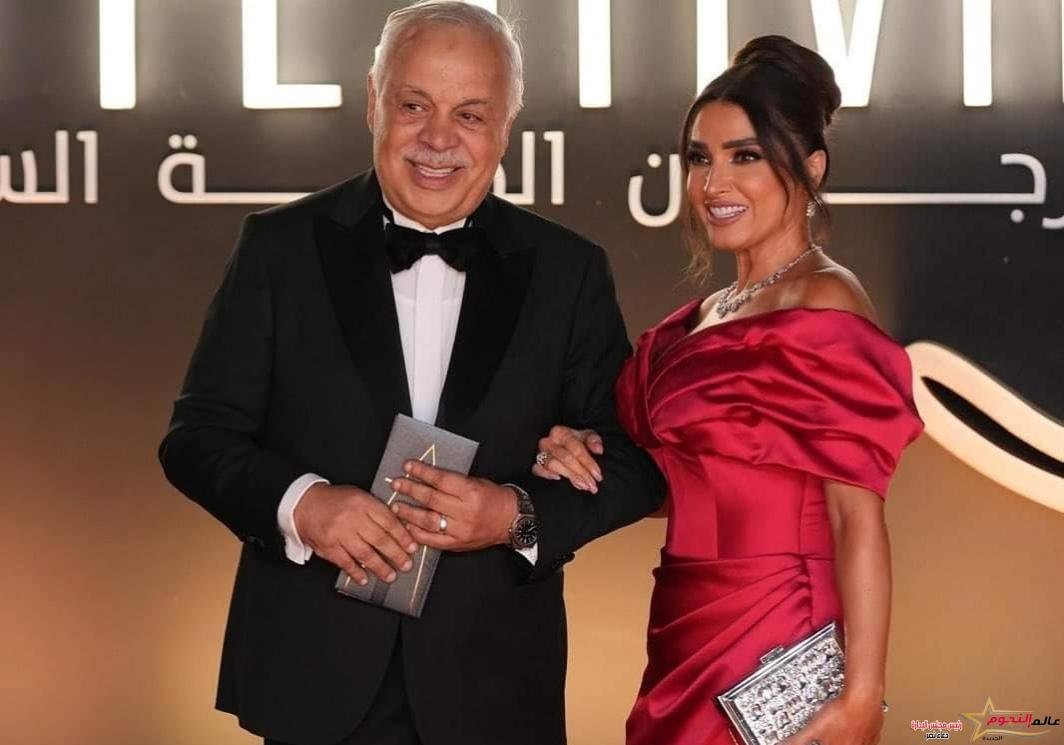 روجينا و الدعم الأول في حياتها "أشرف زكي" من مهرجان الجونة السينمائي 