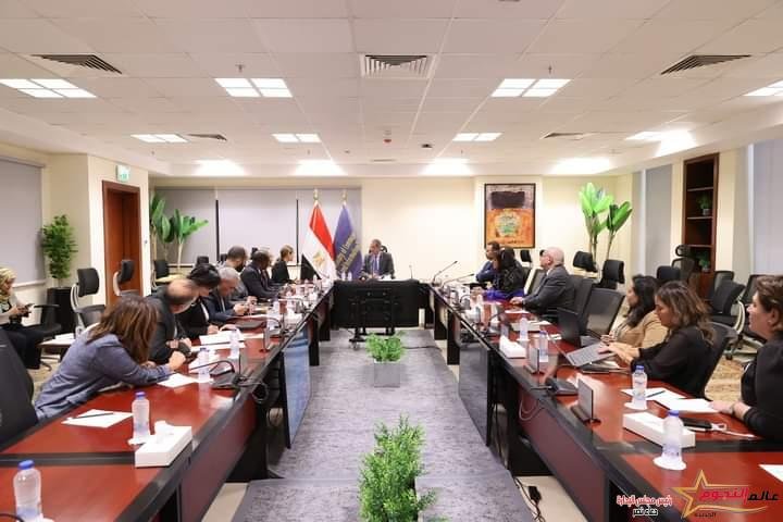 عمرو طلعت وزير الاتصالات وتكنولوجيا المعلومات  يلتقى مبعوث الأمين العام للأمم المتحدة للتكنولوجيا لبحث تعزيز التعاون المشترك فى مجال الاتصالات وتكنولوجيا المعلومات