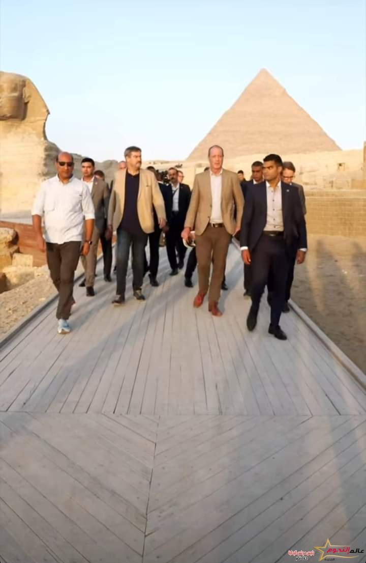 - منطقة اهرامات الجيزة تستقبل رئيس وزراء ولاية بافاريا 2 - منطقة اهرامات الجيزة تستقبل رئيس وزراء ولاية بافاريا