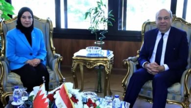 وزير الطيران المدني يبحث مع سفيرة البحرين مجالات التعاون المشترك في مجال الطيران المدني