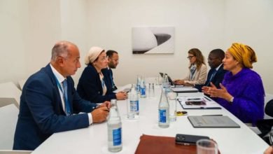 وزيرة البيئة تعقد لقاءا ثنائيا مع نائب الأمين العام للأمم المتحدة 