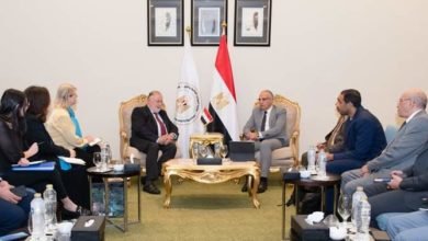 الدكتور سويلم يلتقى رئيس المجلس العالمى للمياه