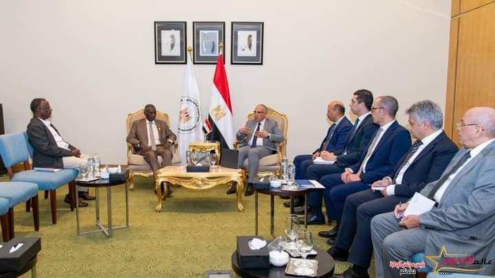 الدكتور سويلم يلتقى وزير الرى والموارد المائية السودانى
